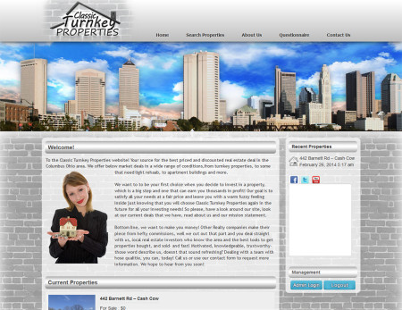 Classic Turnkey Properties Website by Tripleonesix